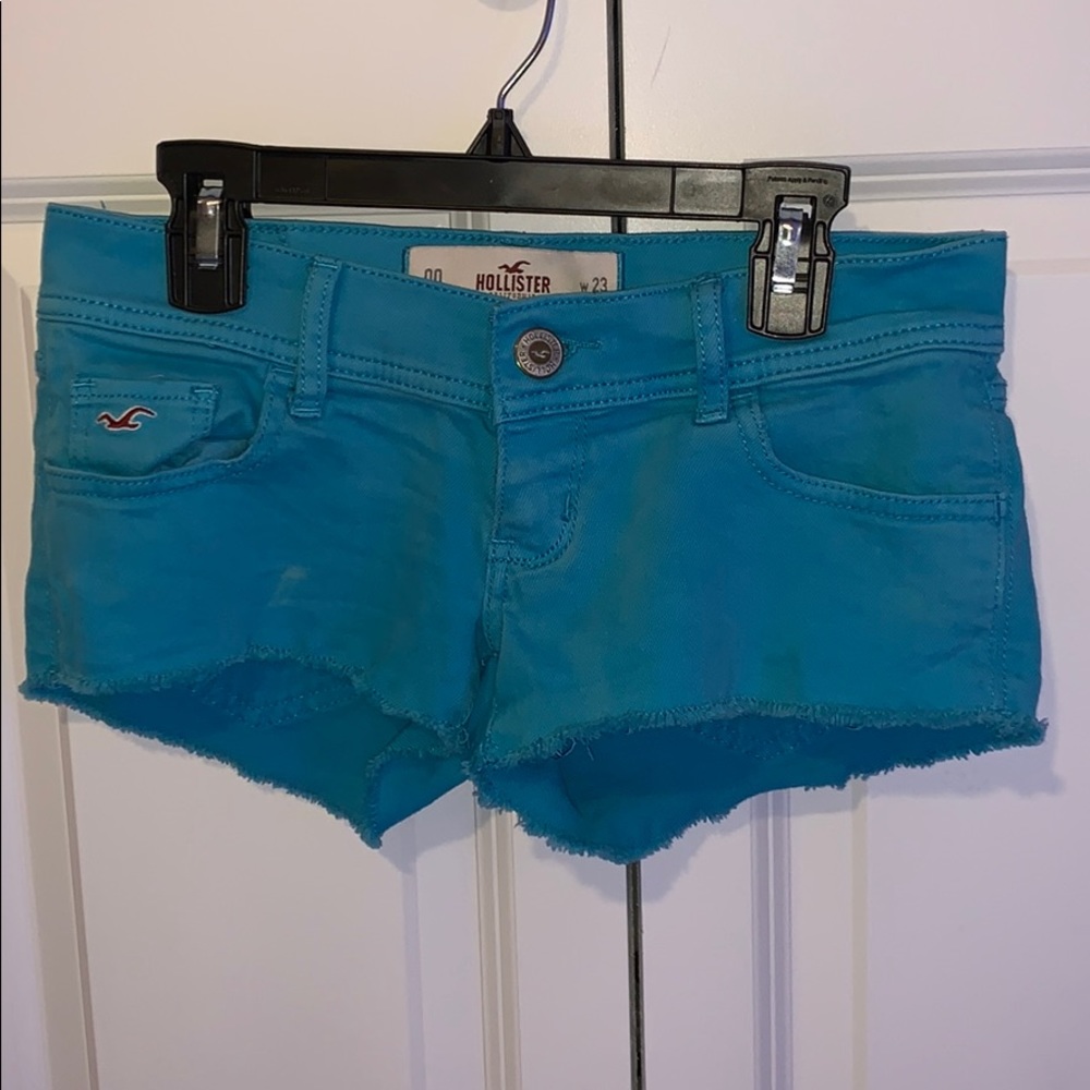 Blue Hollister Denim Booty Shorts (00)